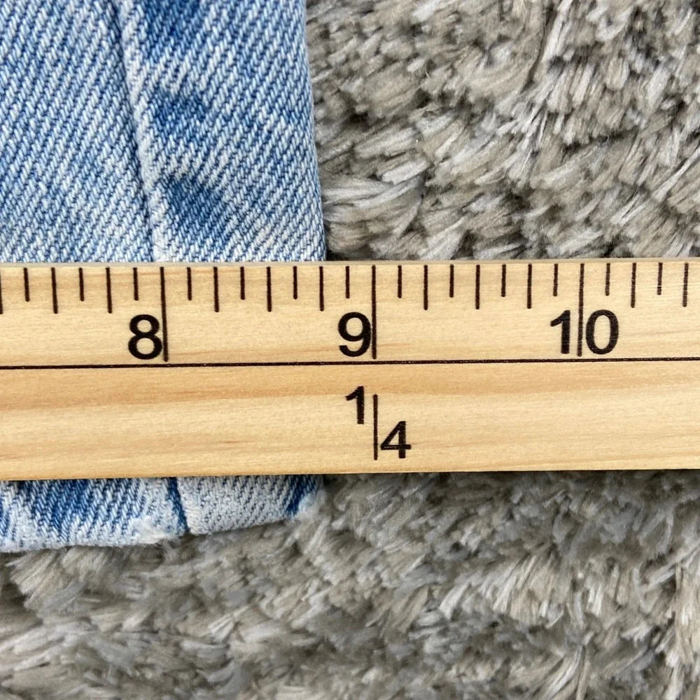Vintage Levi's 505 Jeans Mens 42x30 Blue Denim‎ Light Wash Regular Straight Y2k